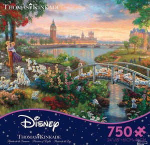 Thomas Kinkade Disney 101 Dalmations 750pc Puzzle