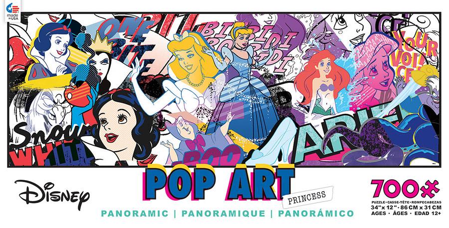 Pop Art Princess Disney Panoramic 700pc Puzzle