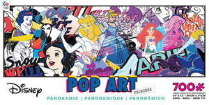 Pop Art Princess Disney Panoramic 700pc Puzzle
