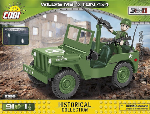 1/4 Ton Willys Army Truck 91 Pieces
