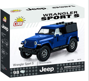 Jeep Wrangler Sport S Blue 98 Pieces