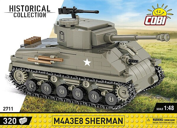 320pc WWII M4A3E8 Sherman