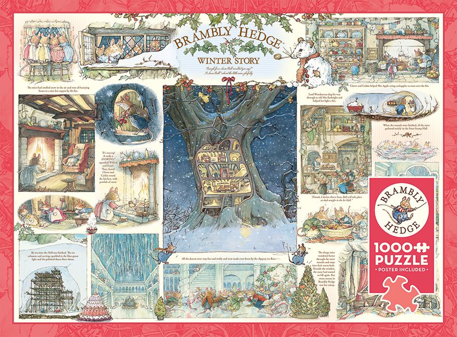 Brambly Hedge Winter Story 1000pc Puzzle