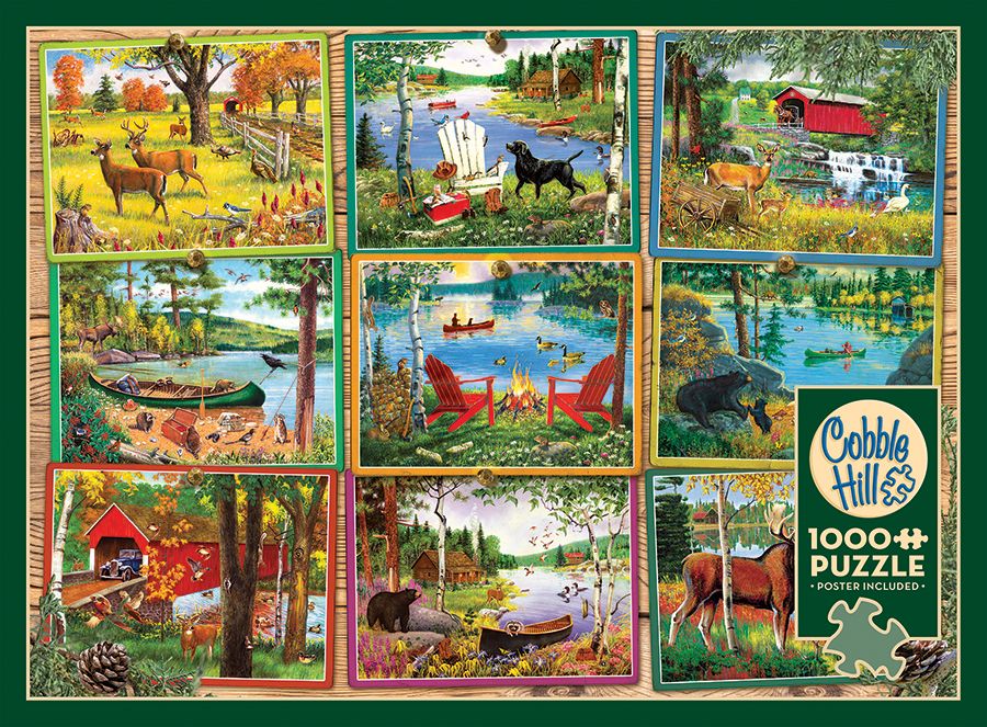 1000pc Postcards from Lake Cou