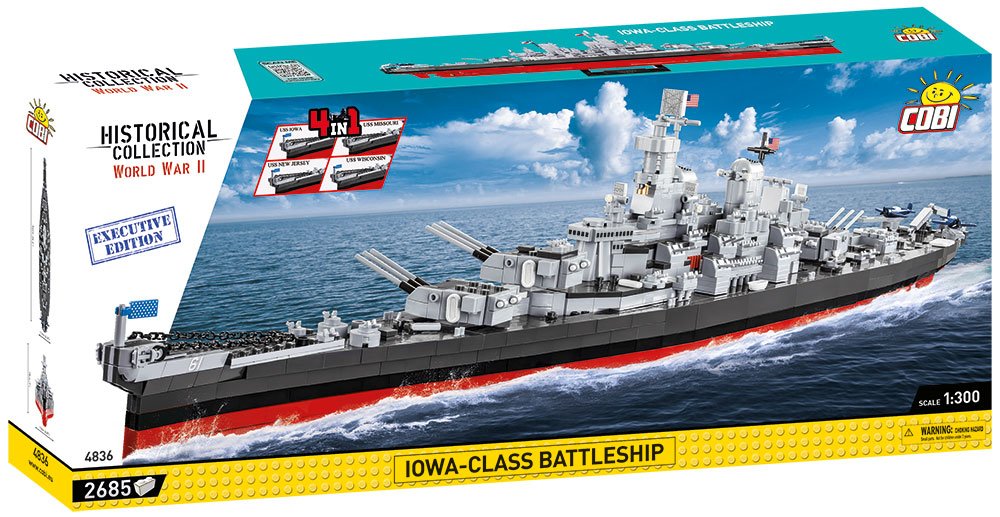 Iowa Class Battleship 2665pc