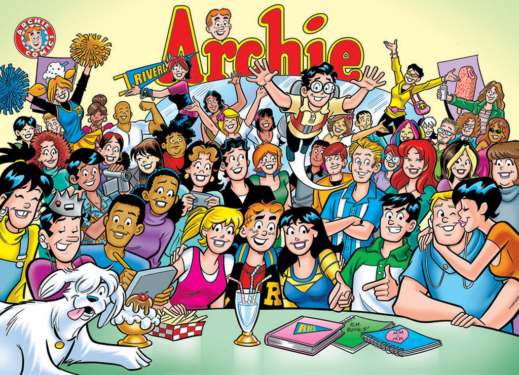The Gang at Pops 1000pc Puzzle