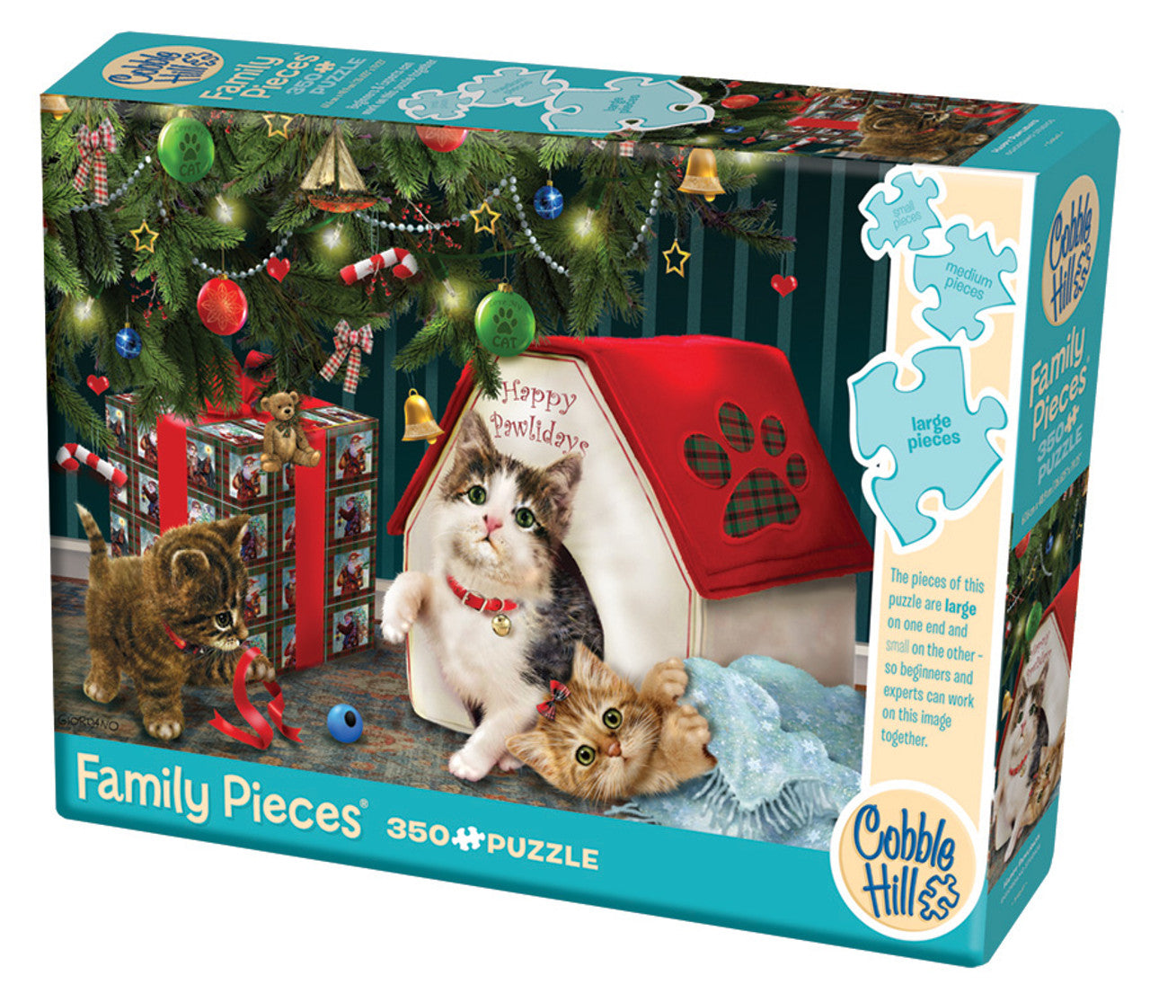 350pc Happy Pawlidays Puzzle