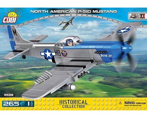 North American P-51D Mustang Plane 265 Pieces