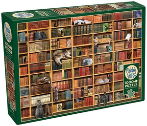 The Library Cat 1000pc Puzzle