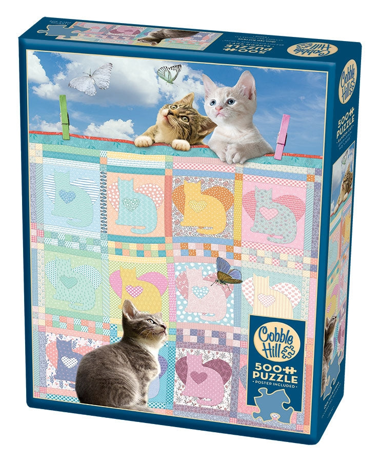 500pc Quilted Kittens Puzzle
