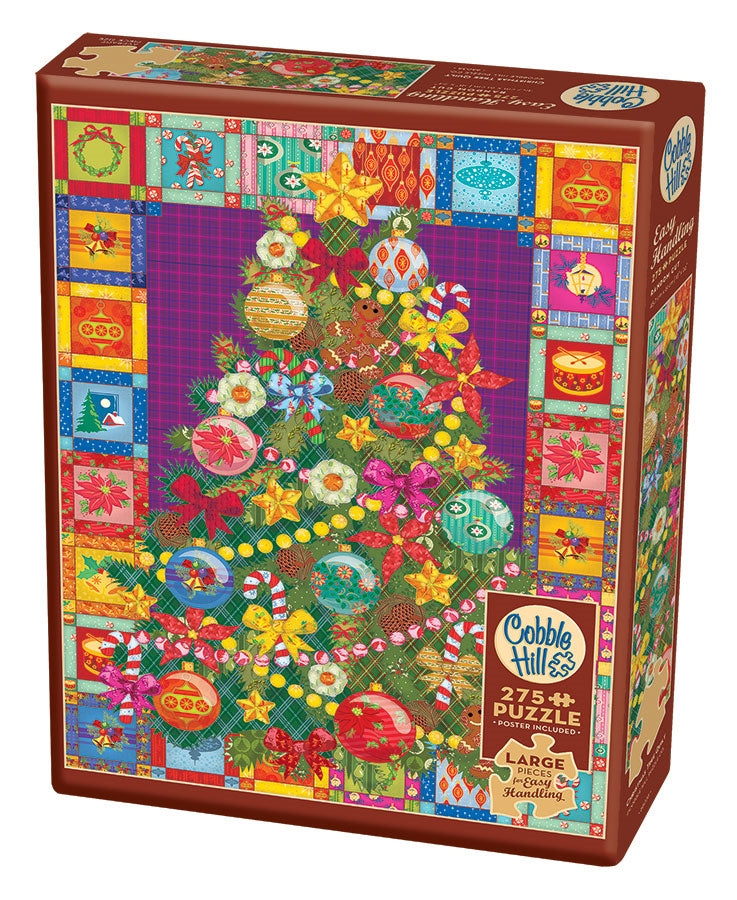 275pc Christmas Tree Quilt Puz