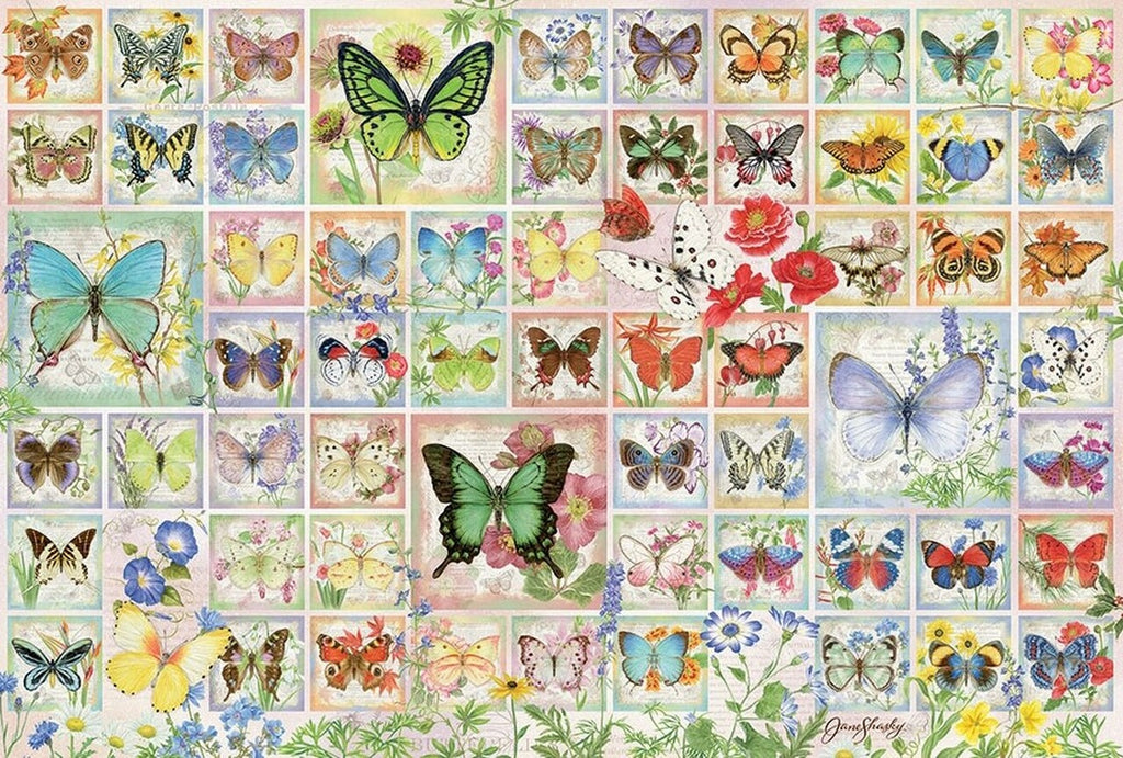 2000pc Butterfiles & Blossoms