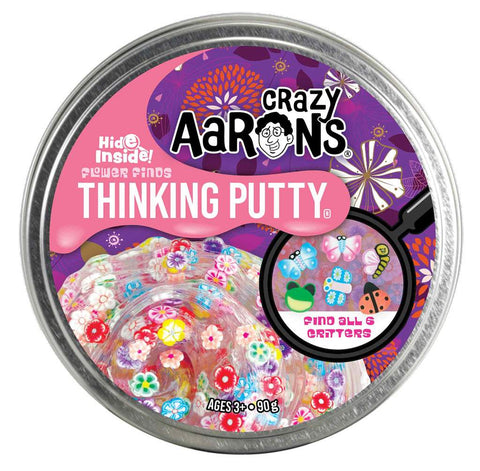 4" Flower Finds Crazy Aaron's Thinking Putty