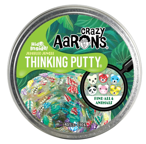 4" Jumbled Jungle Crazy Aaron's Thinking Putty