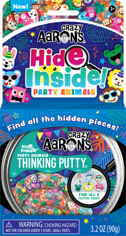 4" Party Animal Hide Inside Thinking Putty