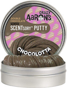 2.75" Chocolatta Double Chocolate Scented Crazy Aaron's SCENTSory Thinking Putty