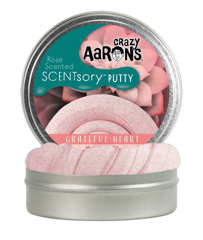2.75" Grateful Heart Rose Scentsory Thinking Putty