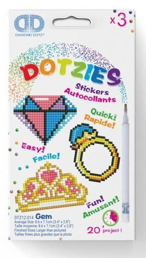 Diamond Dotz - Stickers - Gem