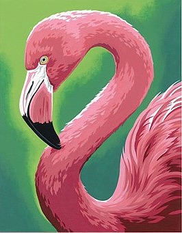 Paint By Number Flamingo Fun 11" x 14"