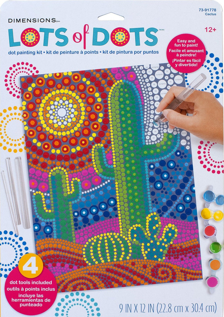 Paint By Number Cactus Dots 9 x 12 – Hobby Express Inc.