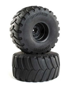 Duratrax Munition MT 2.2" Mounted Black (2)