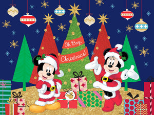 Mickey and Minnie Celebrate the Season 400pc Together Time Puzzle
