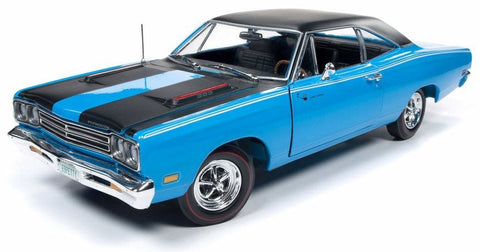 1/18 1969 Plymouth Road Runner Hardtop Corporate Blue