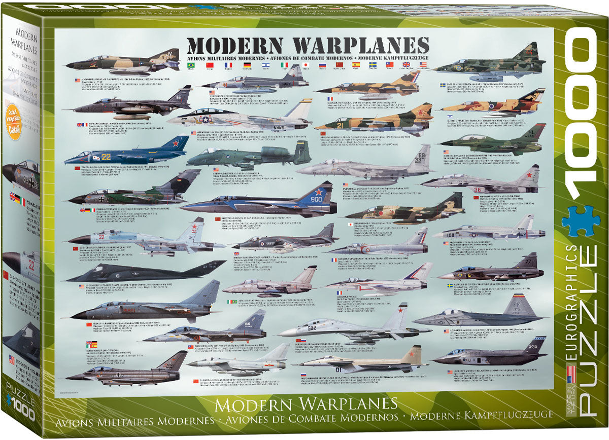 1000pc Modern Warplanes Puzzle