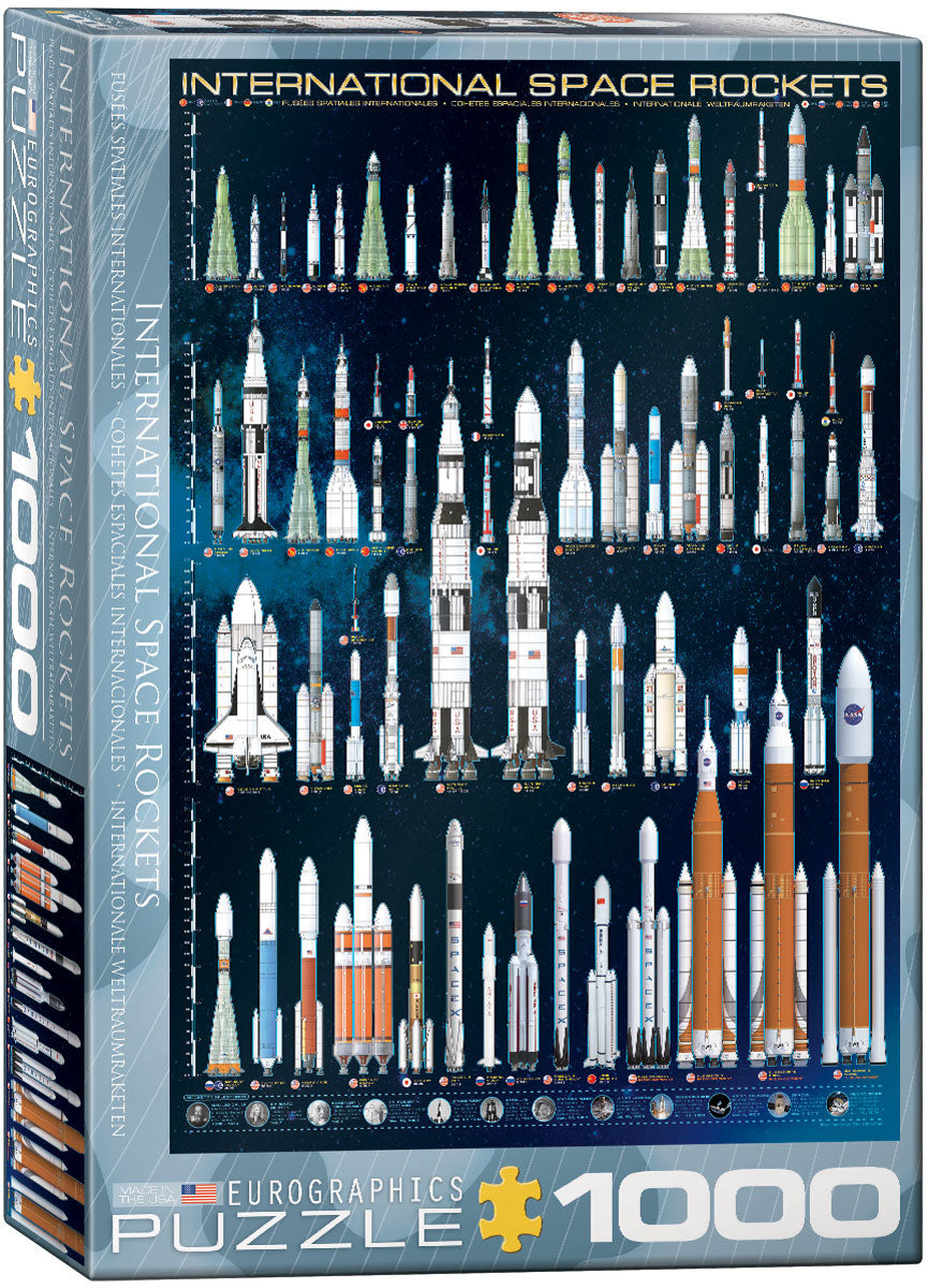 1000pc Intl Space Rockets Puzz