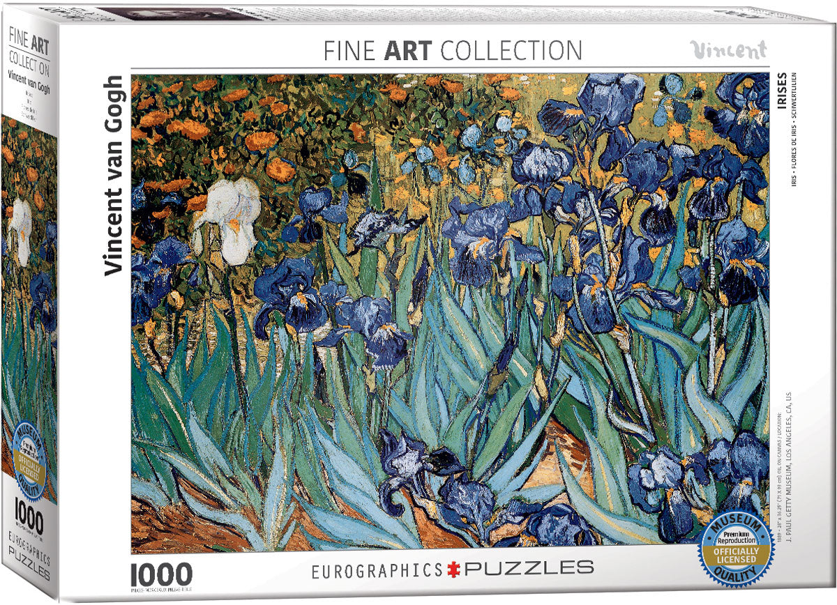1000pc Irises van Gogh Puzzle
