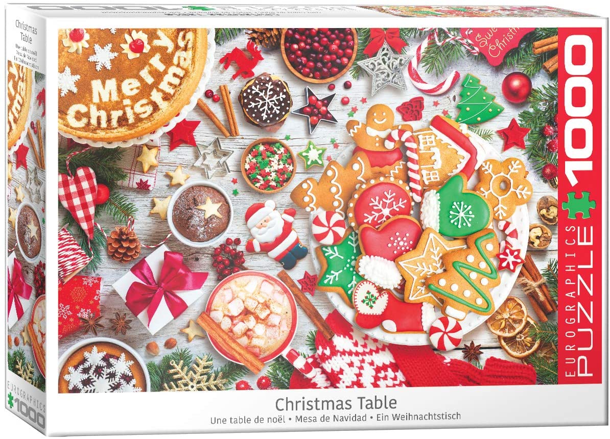 1000PC Christmas Table