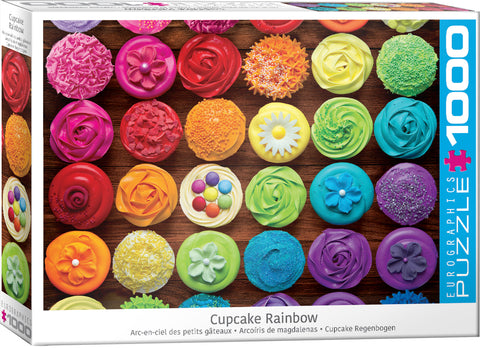 Cupcake Rainbow 1000pc Puzzle