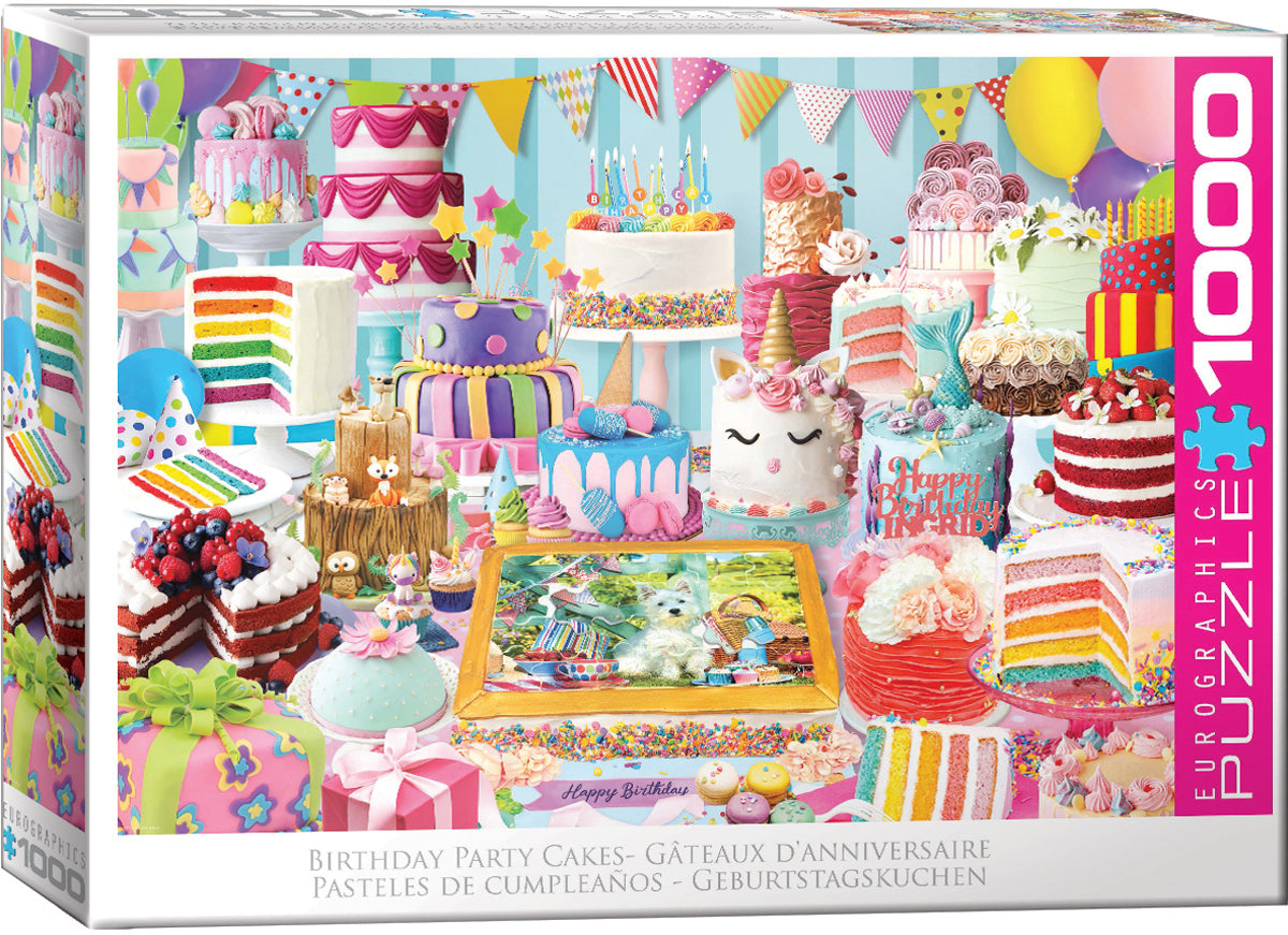 1000pc Birthday Cake Party Puz