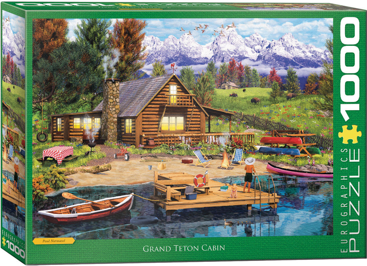 Grand Teton Cabin 1000pc Puzzle