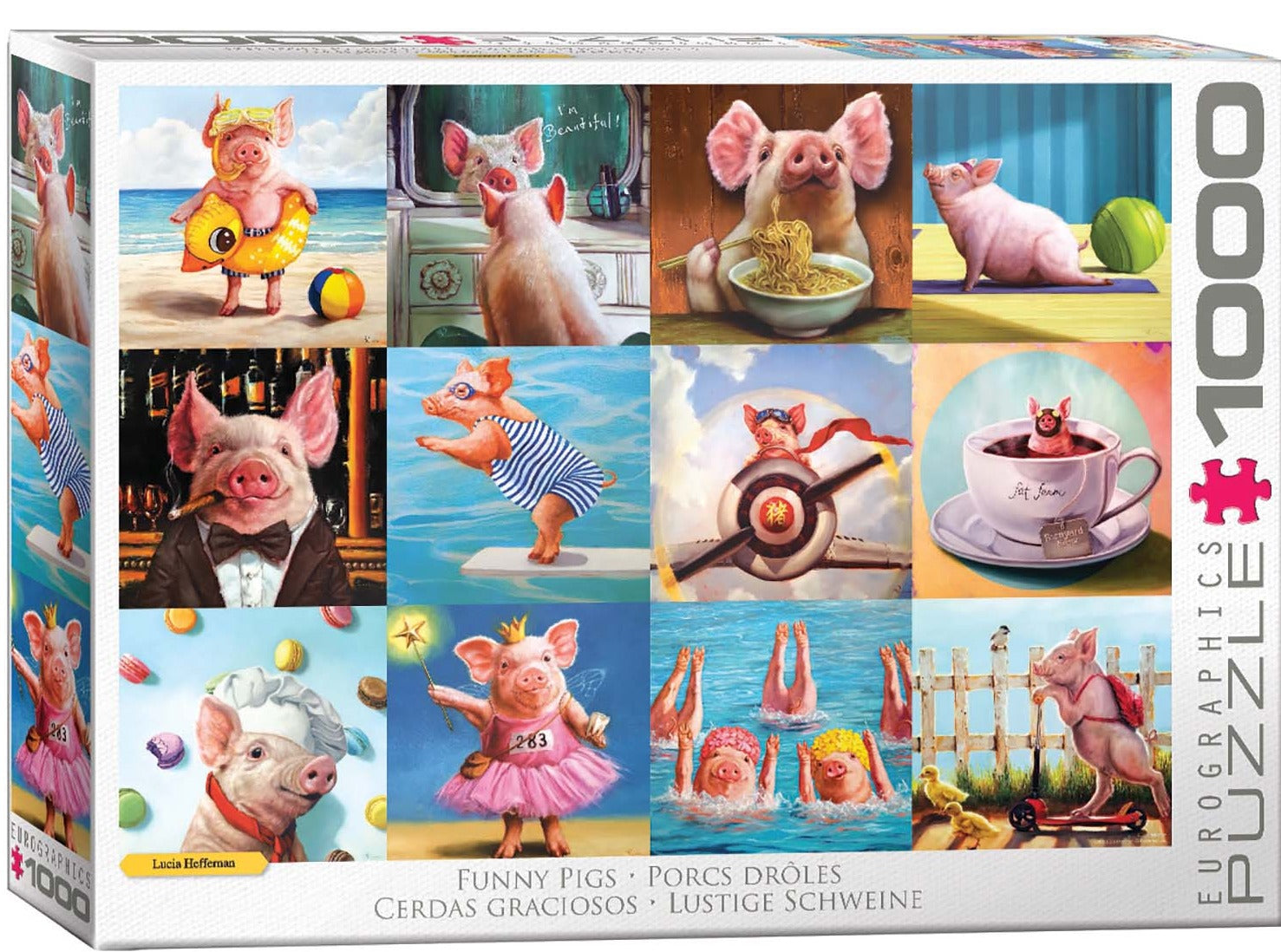 Funny Pigs 1000pc Puzzle