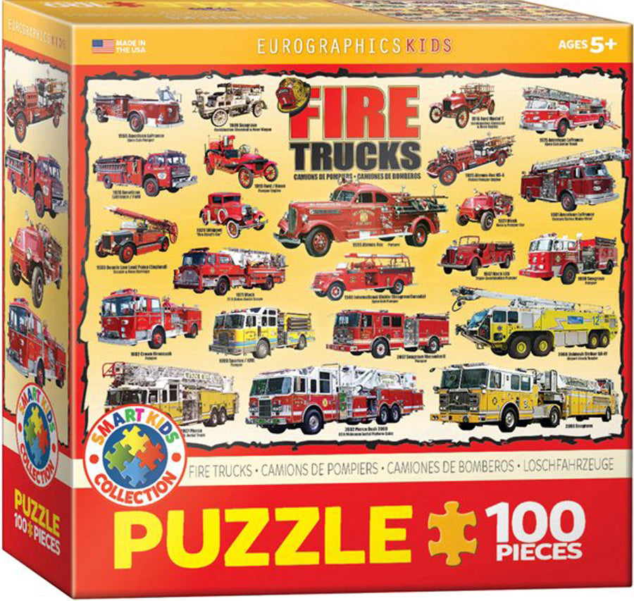 Fire Trucks 100pc Puzzle