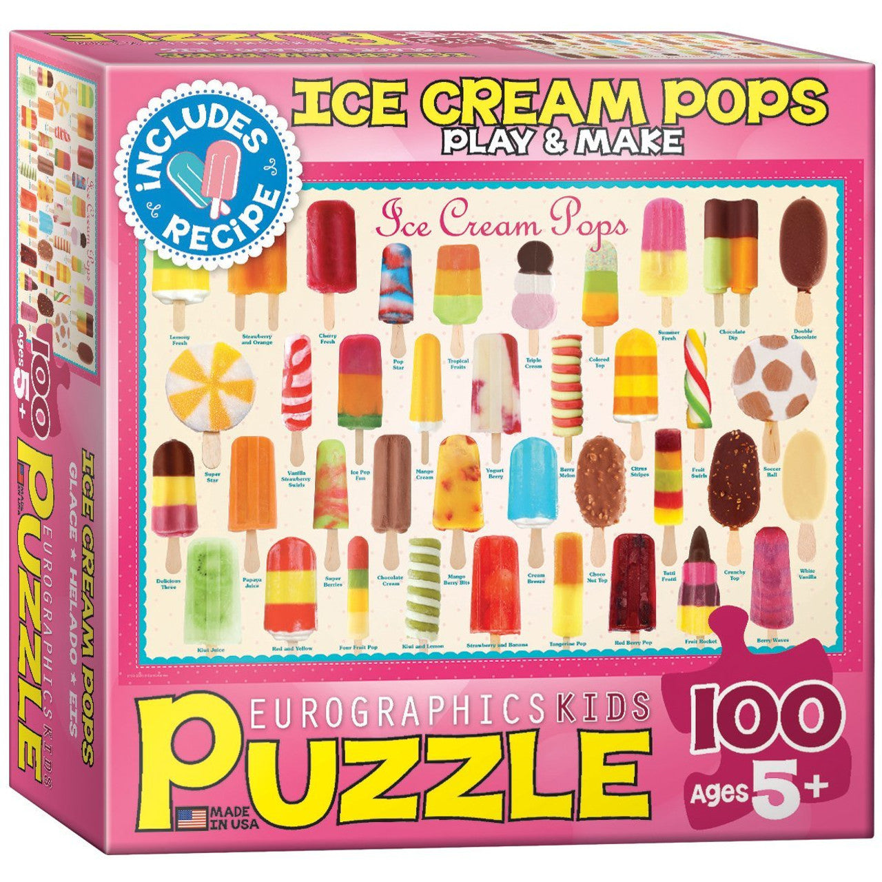 100pc Ice Cream Pops Puzzle