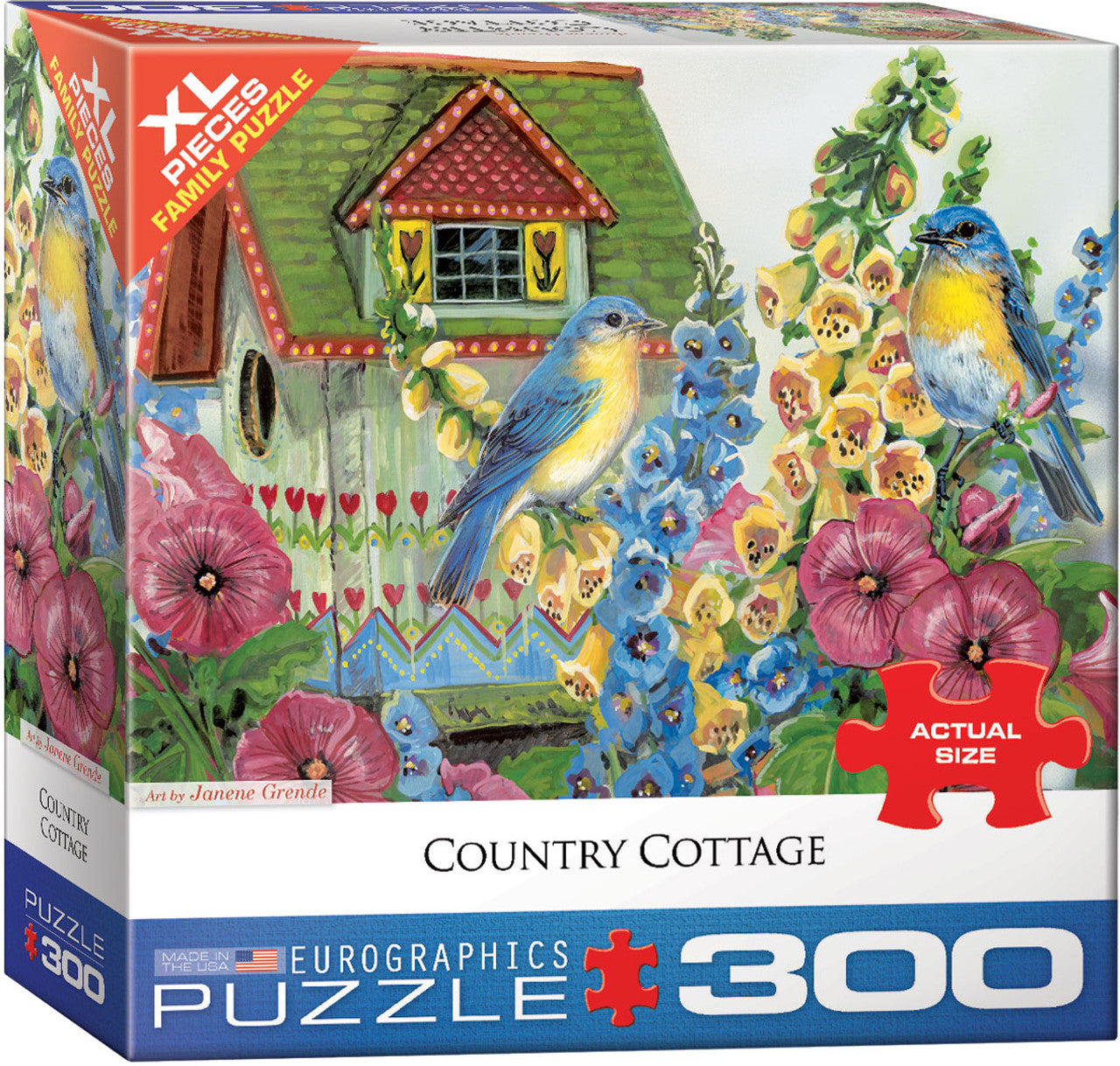 300pc Country Cottage Puzzle