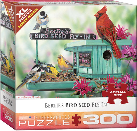 Bertie's Bird seed Fly-In 300pc Puzzle