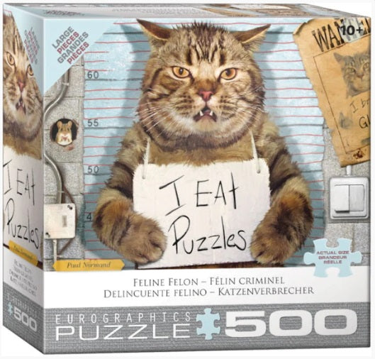 500pc Felony Cat Puzzle