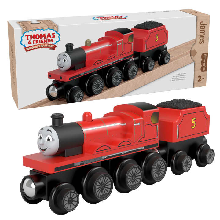 Thomas & Friends™ Wooden Railway James Engine And Coal-Car