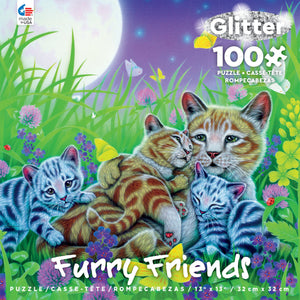 Furry Friends Family Cat 100pc Puzzle