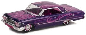 1/64 1963 Chevrolet Impala SS Low Riders Purple