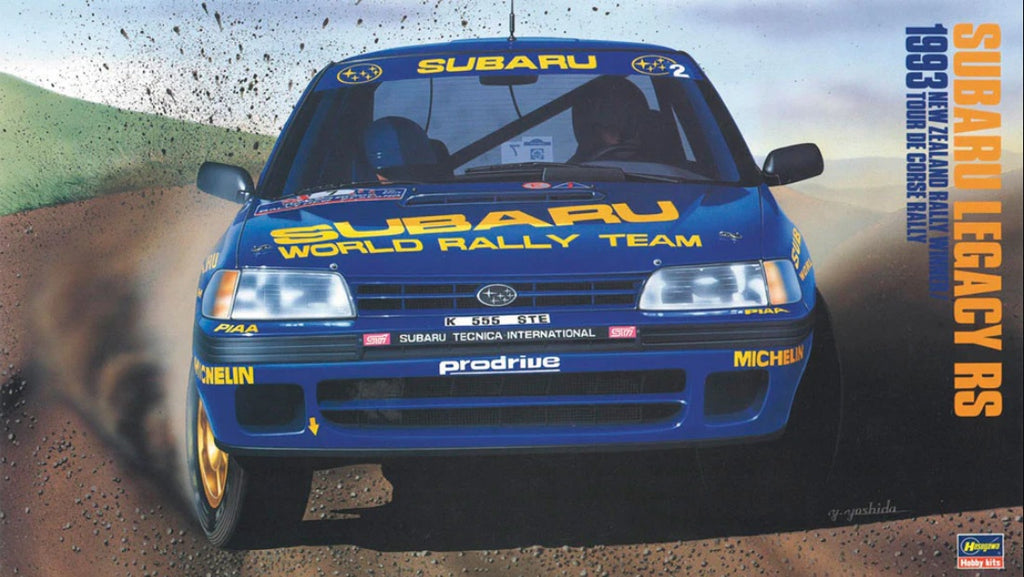 1/24 Subaru Legacy RS 1993 NZ Rally Winner/ Le Tour de Corse