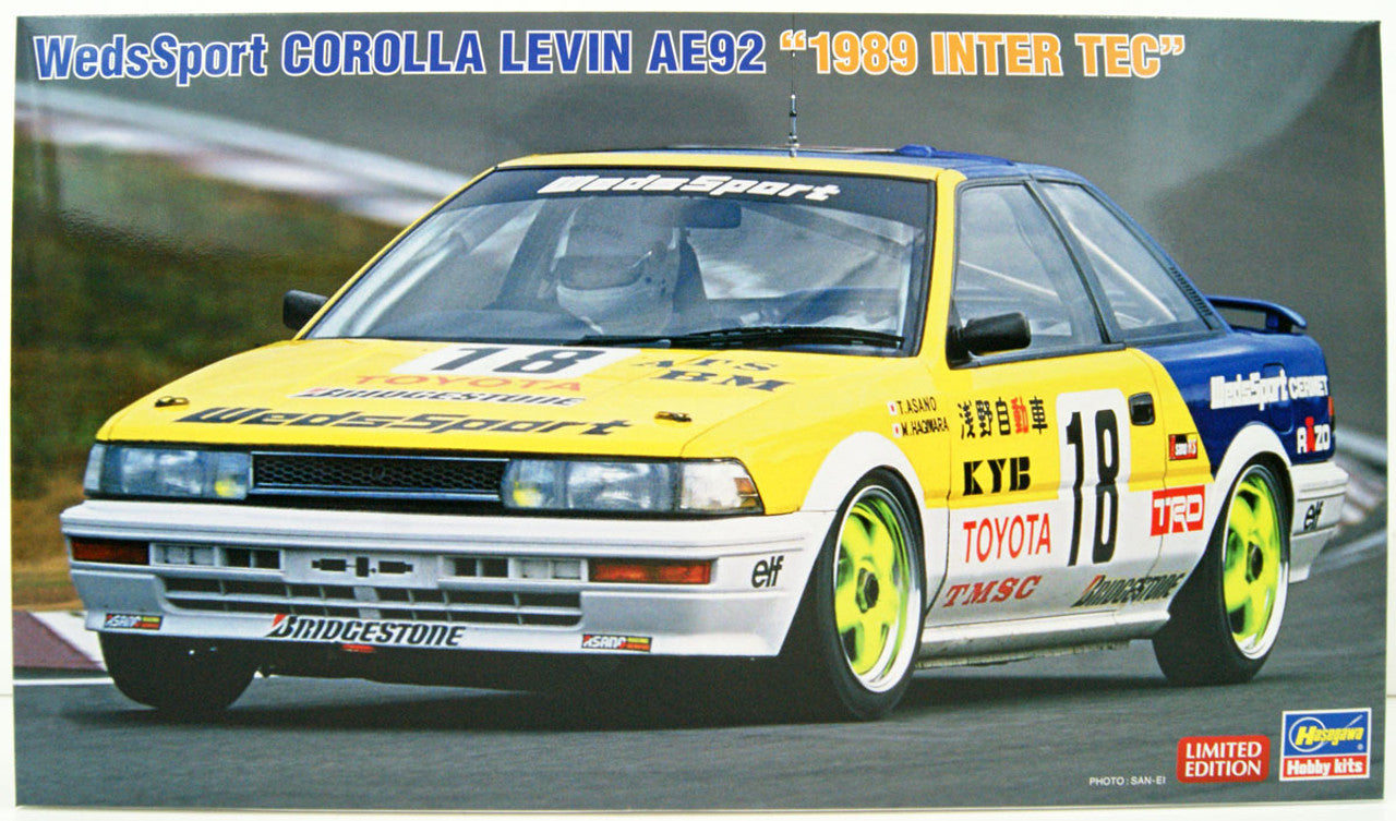1/24 Weds Sport Corolla Levin AE92 'Inter Tec'