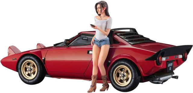 1/24 Lancia Stratos HF Stradale with Italian Girl Figure