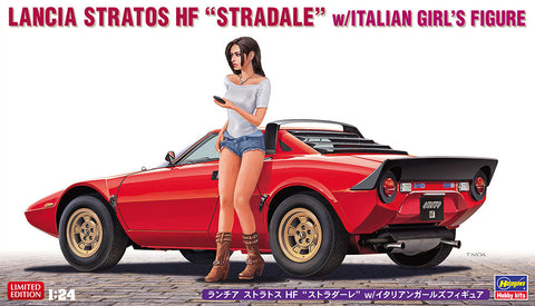 1/24 Lancia Stratos HF Stradale with Italian Girl Figure