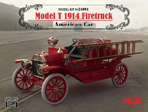 1/24 1914 Model T Firetruck American Car