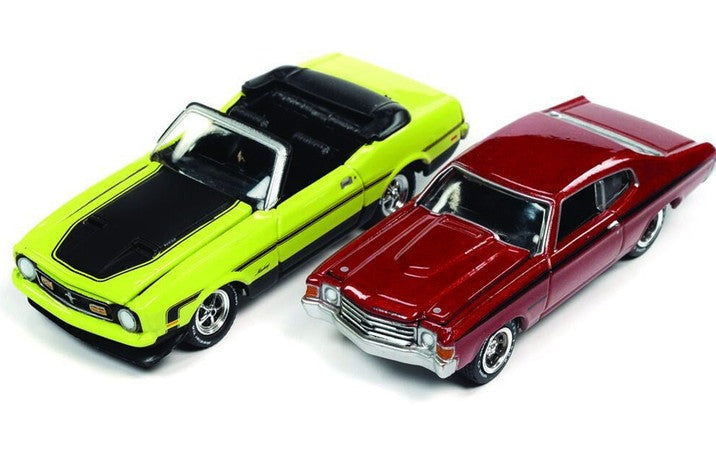 1/64 72 Mustang & 72 Chevell S