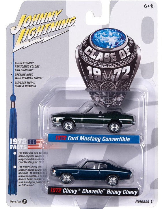 1/64 72 Mustang & 72 Chevell S